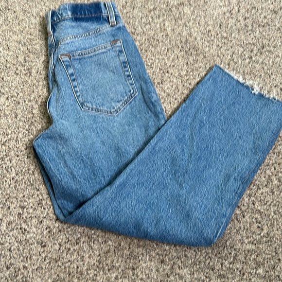 Abercrombie and fitch the 90s straight ultra high rise curve love blue jeans S 2 - Picture 8 of 10